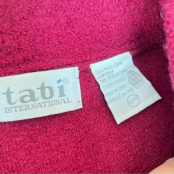 Vintage Tabi  International 100% Wool Sweater Cardigan - Picture 6 of 6